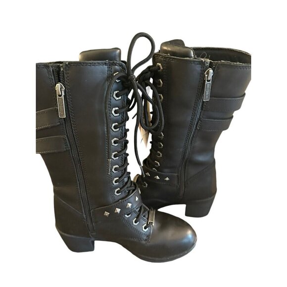 Harley Davidson Womens Aldale 9.75” WP Motorcycle Boots Black Sz 5 NEW No Box - Picture 7 of 10